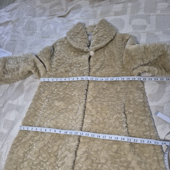Brooks Brothers Cotton Faux Fur Coat Size L - Picture 13 of 16